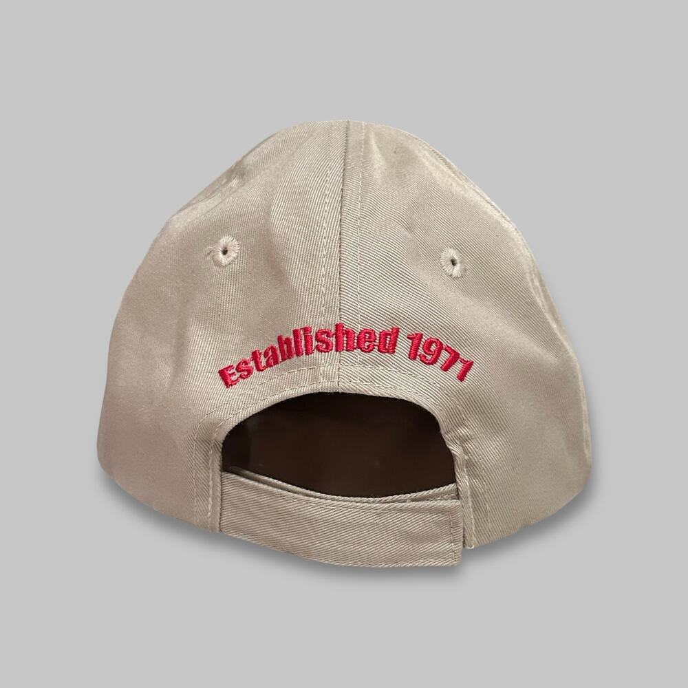 Barrett-Jackson Beige Embroidered Baseball Cap – Adjustable Hat - Picture 4 of 5